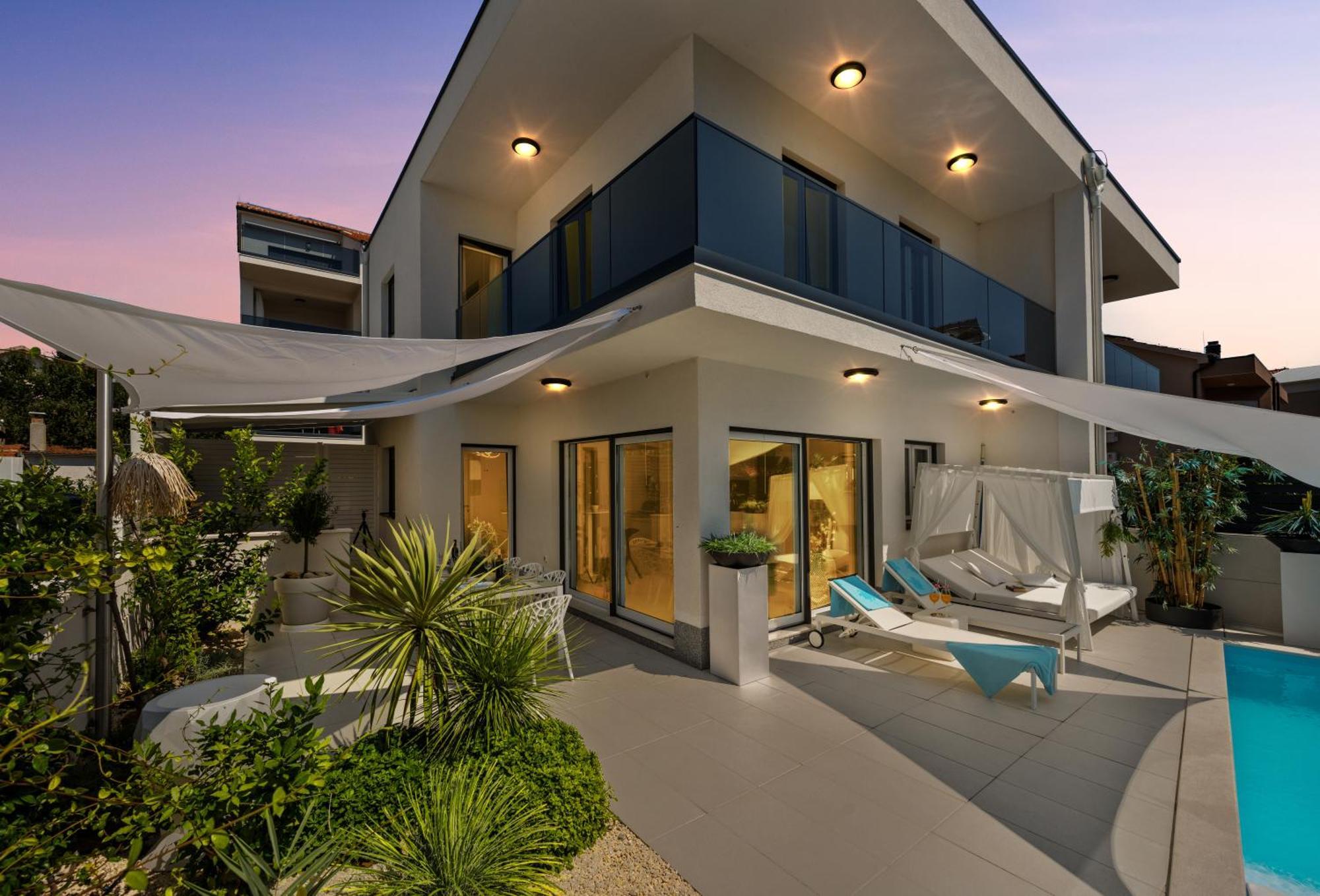 Adriatic Paradise Villa Vodice Bagian luar foto